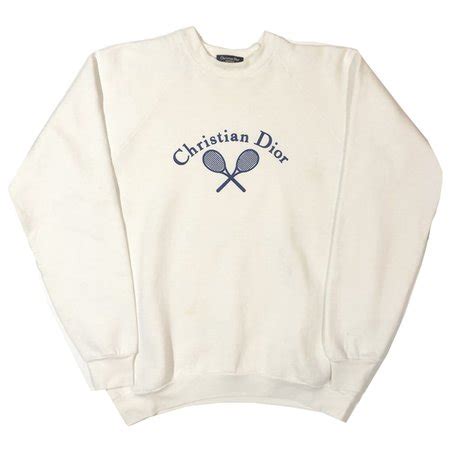 christian dior tennis sweatshirt.